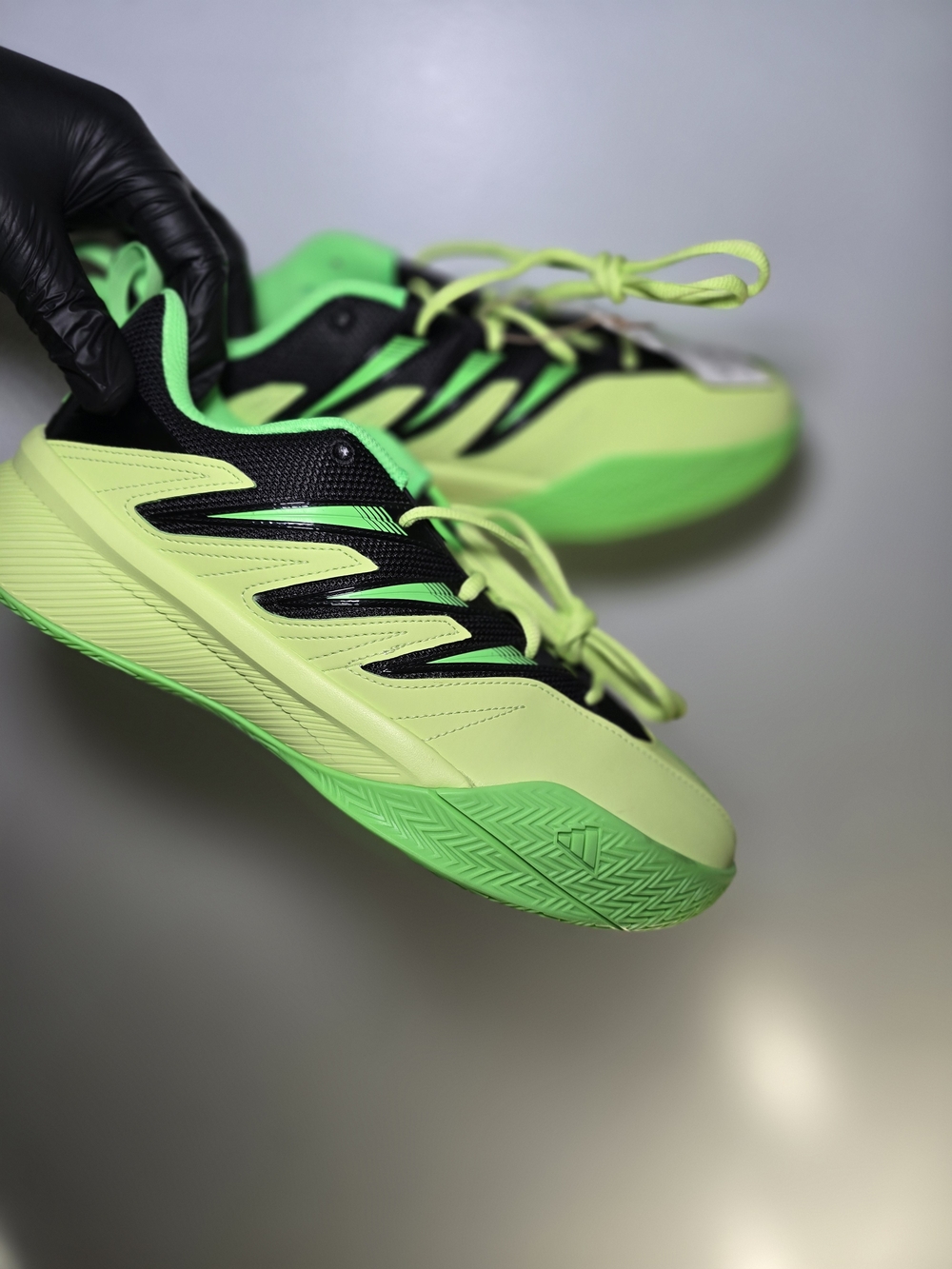 Adidas Dame Certified 3 Green Black Basketball Shoes Mens Size 10.5 NWT JI1542